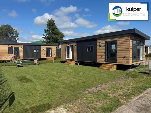 Camping chalet met staanplaats
