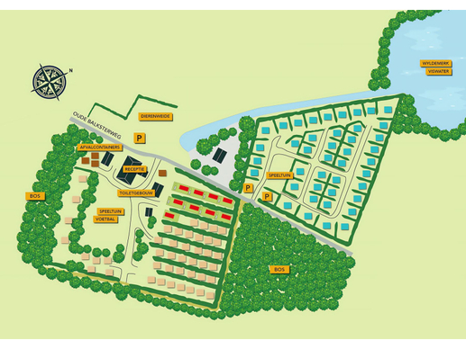 Chalet op Camping Zonneheuvel